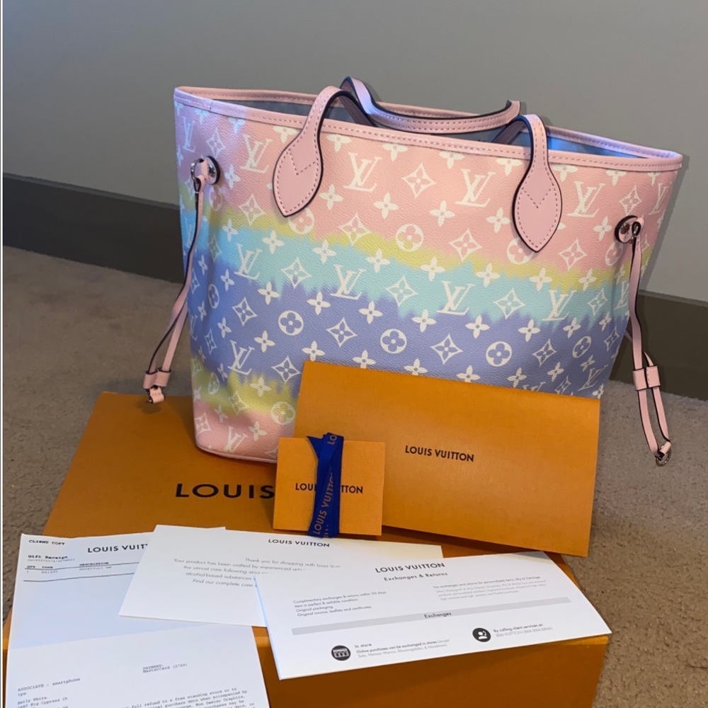 Louis Vuitton Neverfull MM Escale Pastel